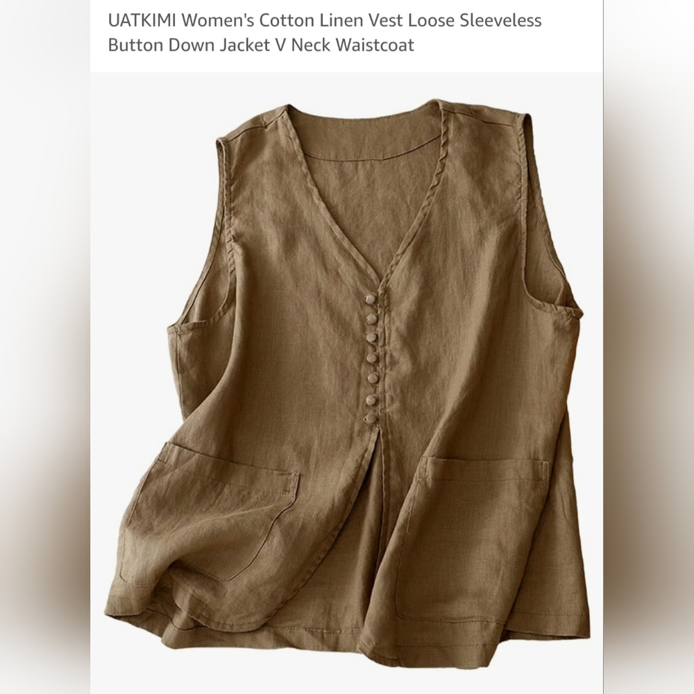 Linen Vest